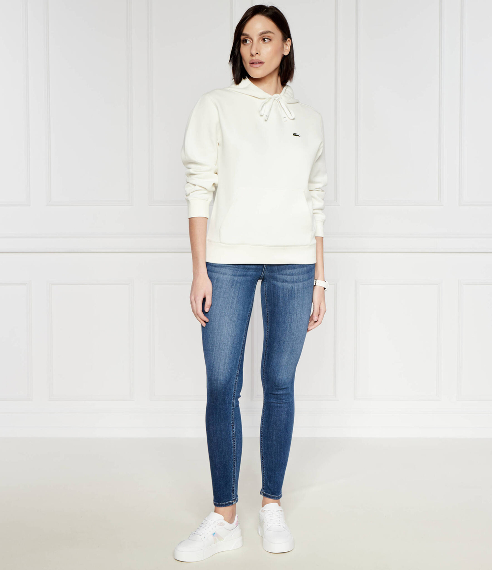 Кожаные кроссовки Lacoste - белый(747SFA0054)