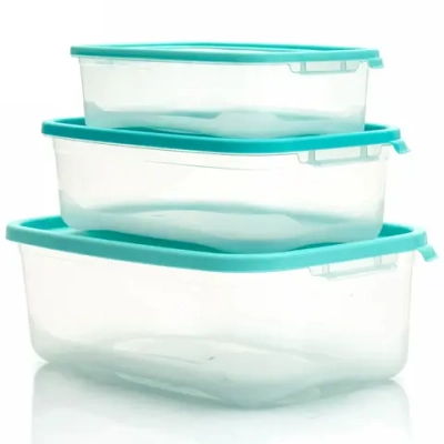 Набор контейнеров 0,7л+1,2л+2,2л 3шт «Каскад»