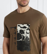 Футболка TeRetroLeo BOSS ORANGE - хаки(50510021)