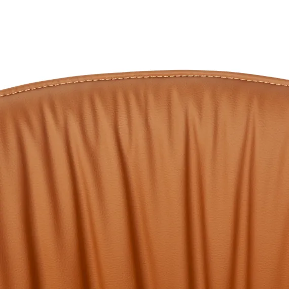 Лаунж кресло Sofia, экокожа терракот