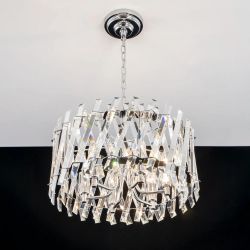 Citilux Ингвар CL334261 Люстра подвесная хрустальная Хром