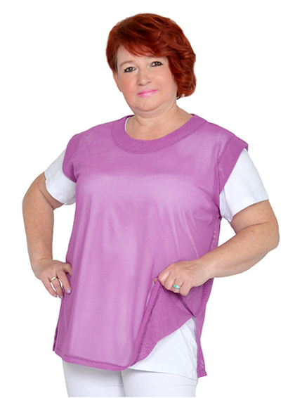 Жилет из трикотажной сетки Камилла