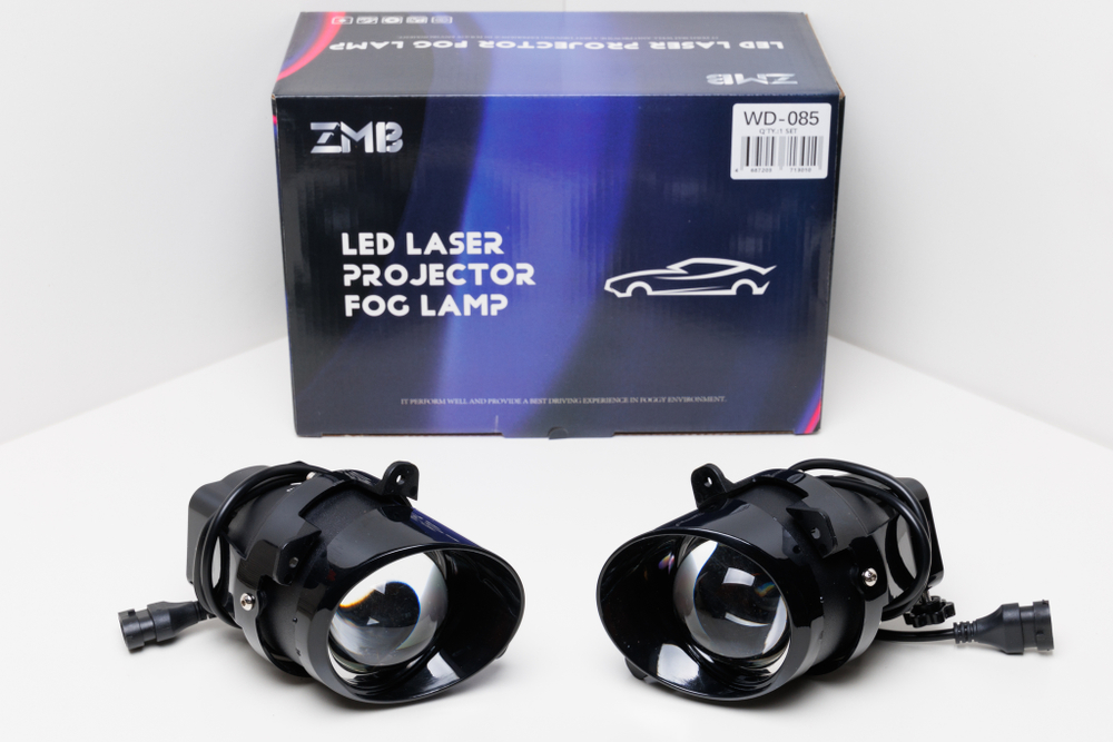 ZMB Lazer LED птф LADA Kalina Granta Largus 3.0" 30W 12V