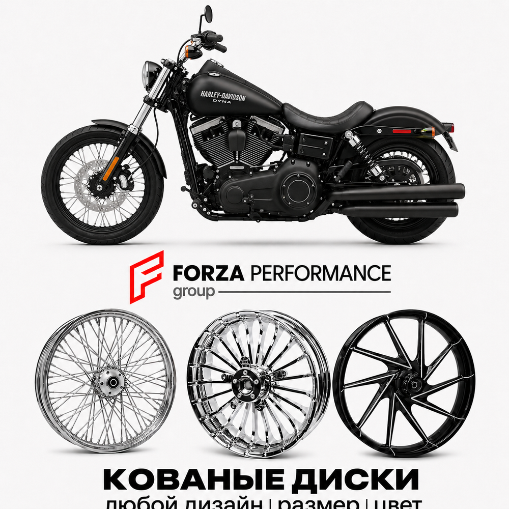 Кованые диски для Harley Davidson Dyna