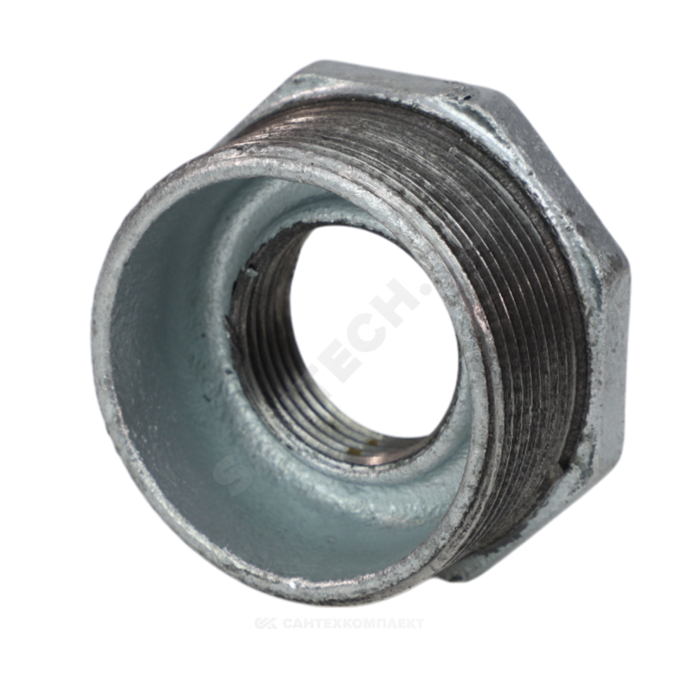 Футорка чугун оц Ду 25х20 (1"х3/4") НР/ВР Fittex PLUS