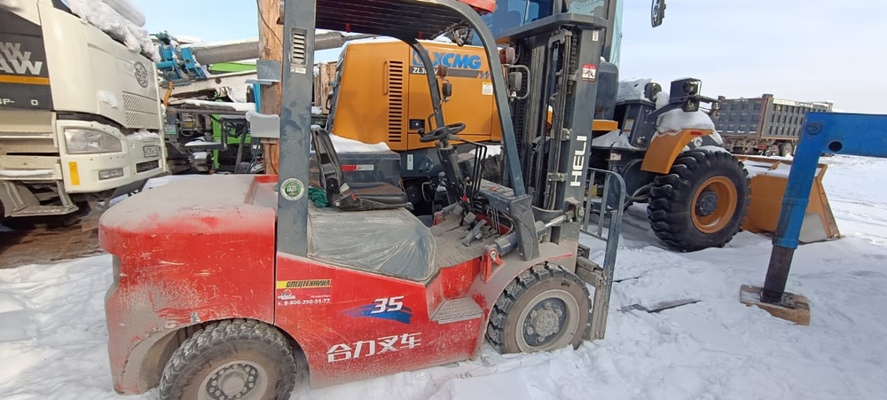 HELI CPC* Вилочный погрузчик CPCD35-Q25K2 (Дизельный, 2,7 л, 49 л.с., АТ)
