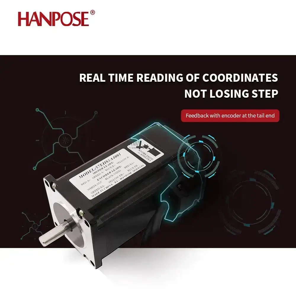 шаговый двигатель Nema 23 (57EH83A4001-CL57) 4.0A 260N.CM