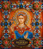 Принт-Ии29 Ткань с нанесенной авторской схемой Святая Надежда