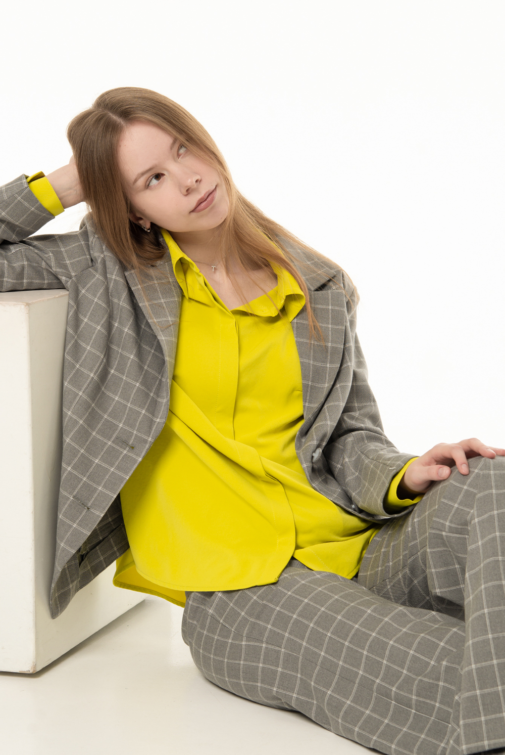 Жакет женский 4547зпа, клетка #406Кн044547зпа