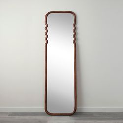 Зеркало Fluid, 54х180 см, коричневое