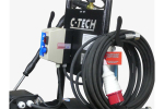 Мойка высокого давления C-TECH для грузового автотранспорта (250 бар, до 900 л/ч, 7.5 кВт) профессиональная мобильная в комплектац