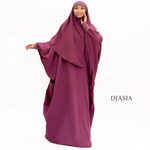 КОМПЛЕКТ: ХИМАР И АБАЯ ИЗ МЕДИНСКОГО ШЕЛКА One size