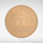 Hungary, 5 Forint, 1995, VF