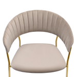 Стул Bergenson Bjorn Stefany, велюр, серый