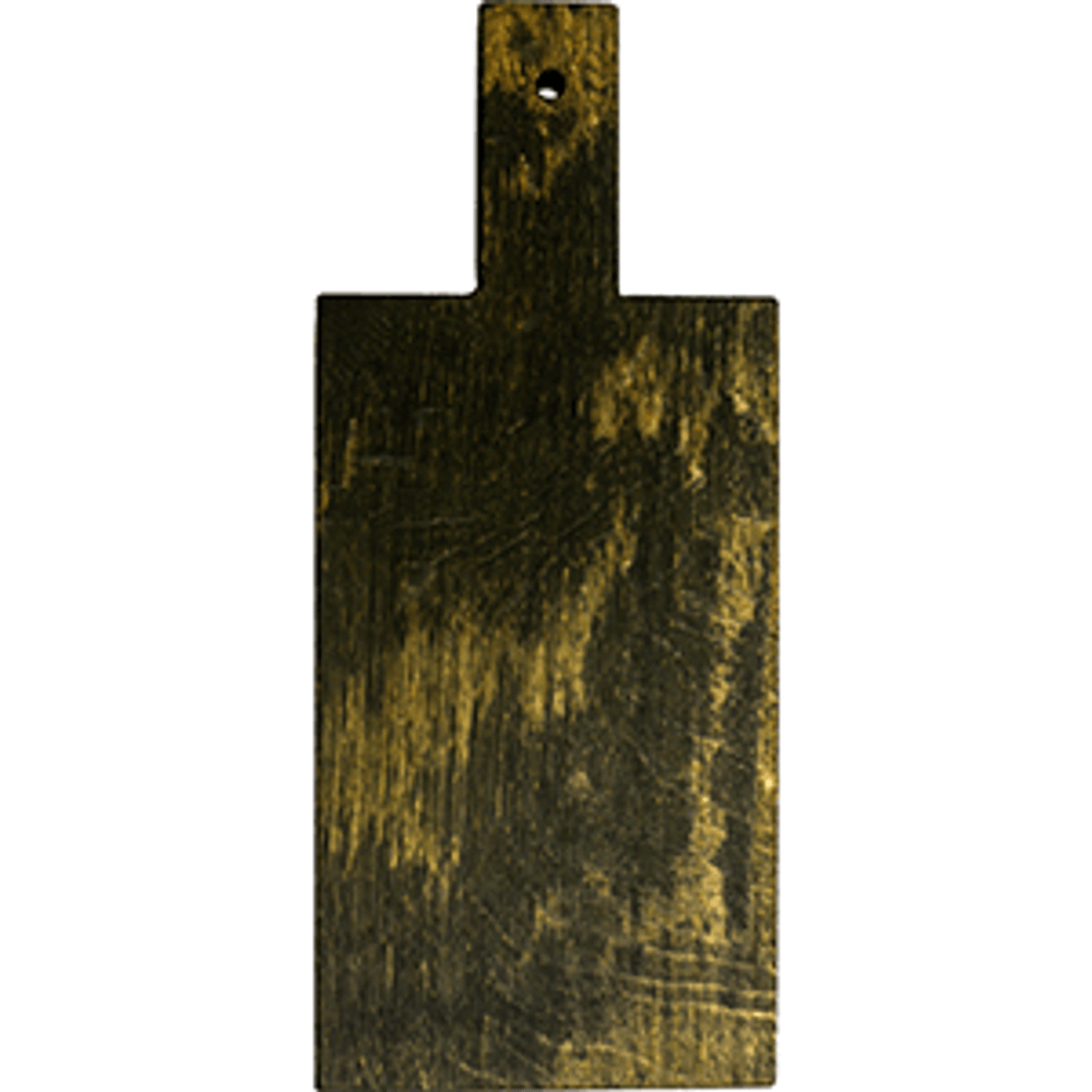 Доска для подачи прямоугольная с ручкой(10см);дуб;H=25,L=250,B=150мм