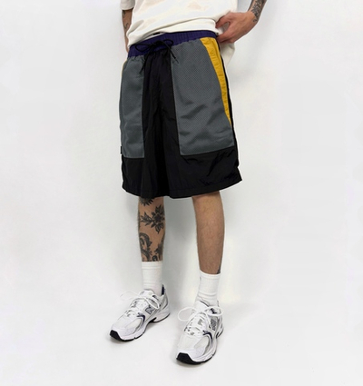 Шорты Color matching sport black