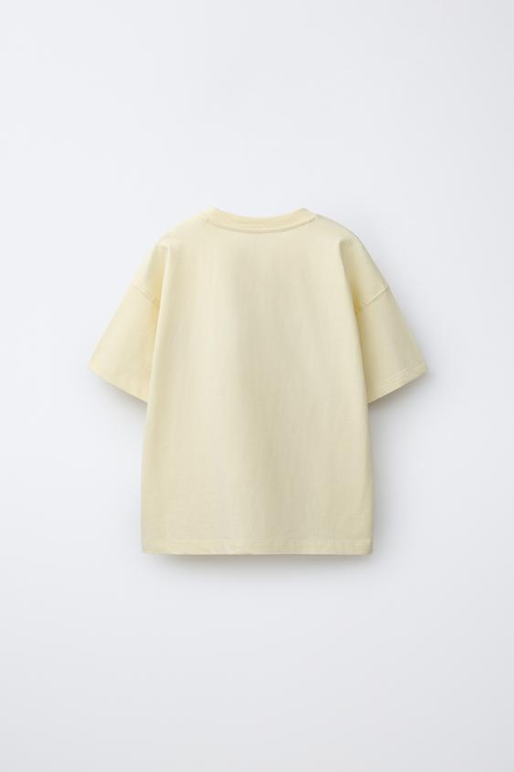 ZARА ФУТБОЛКА С ПРИНТОМ ГРАФФИТИ, ЖЕЛТЫЙ