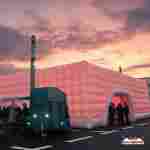 Пневмокаркасный куб «Форт» 10×10×6 м — из ПВХ, для выставок, фестивалей и торговых зон