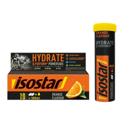 Isostar Hydrate & Perform Powertabs , Изотоник со вкусом Апельсина 10 растворимых таблеток