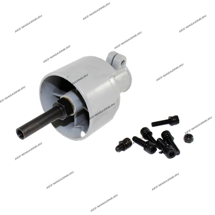 Редуктор для косы с кривой штангой под трубу Ø 25.4 мм, вал - квадрат