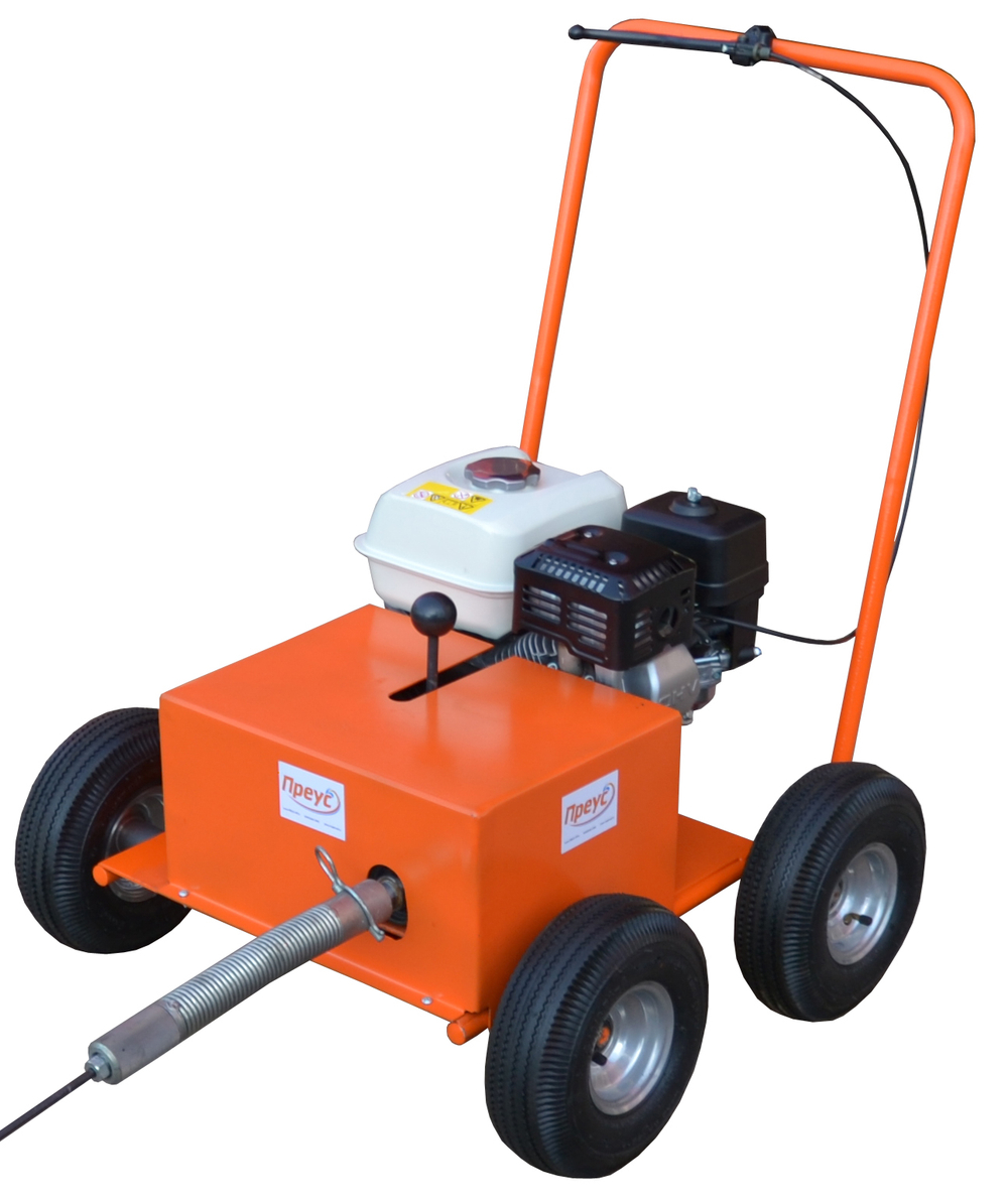 Бензиновая штанговая прочистная машина ПРЕУС ПФ 600