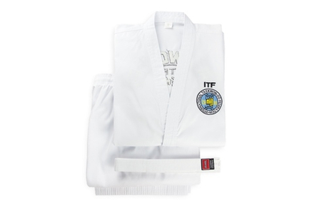 Кимоно таэквондо ITF White Belt Senior тм Khan