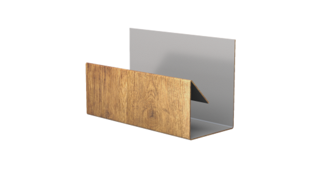 Сайдинг мет  J-профиль  PRINT ЗОЛОТОЙ ОРЕХ