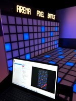 Интерактивный светодиодный пол «Арена Pixel battle» 364 шт максимальная комплектация 33 кв. м.