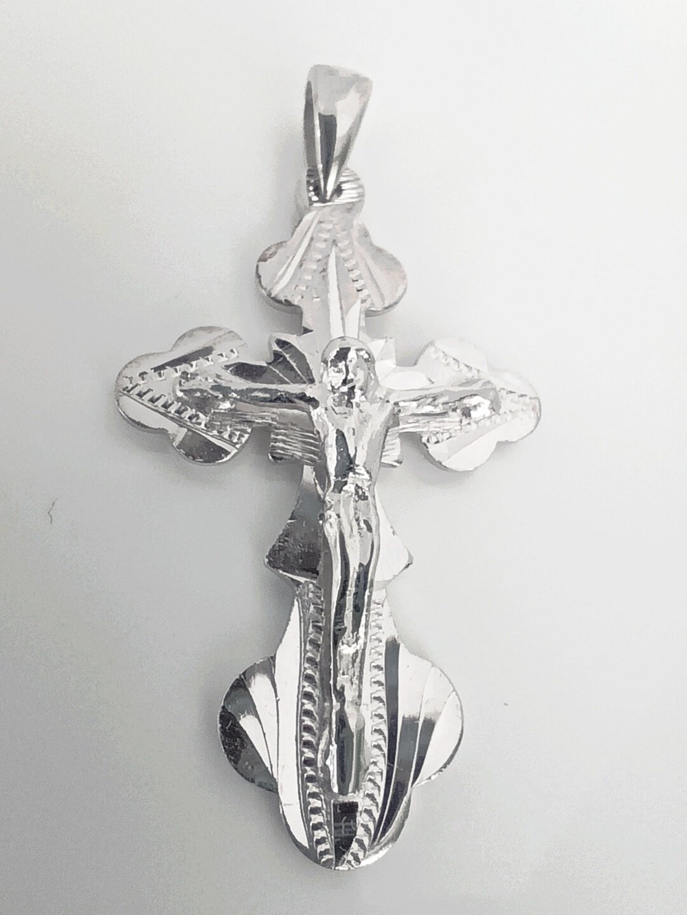 Крест Эстерелла, серебро 925 пробы, родированный/Ф