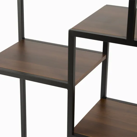 Стеллаж Evan 200х120 см, черный металл