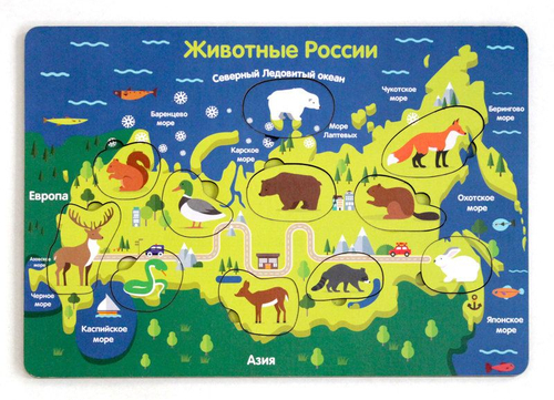рамка вкладыш "Животные России"