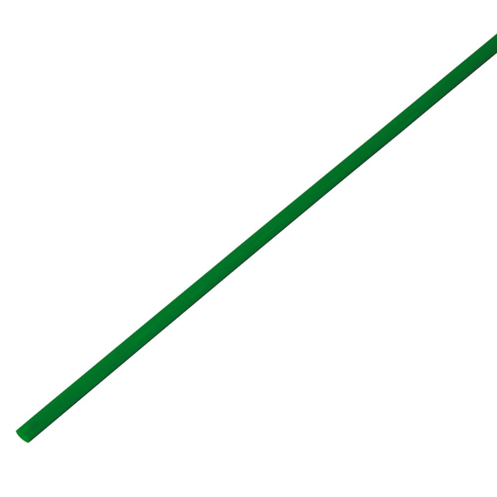 Трубка термоусаживаемая ТУТ 3,0/1,5мм, зеленая, упаковка 50 шт. по 1м, PROconnect