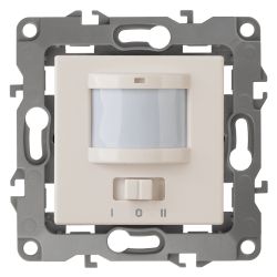 12-4103-02 ЭРА Датчик движения 2-проводной, 180-240В, 200Вт, IP20, Эра12, слоновая кость | Эра 12 Слоновая кость