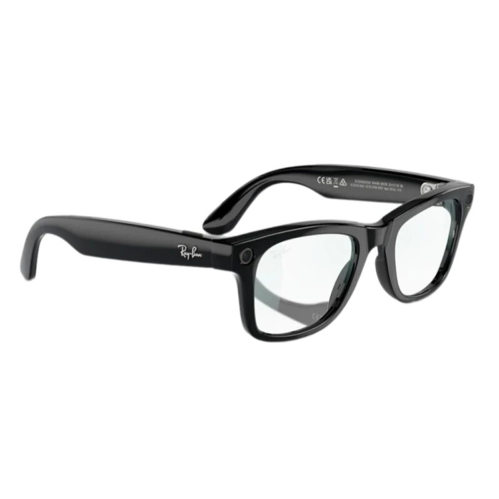AR очки Ray Ban Wayfarer RW4008 Shiny Black/Clear 155-53mm (601/SB53)