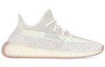 Adidas originals Yeezy Boost 350 V2 Gypsophila pink "Citrin Reflective" non-slip wear-resistant low-cut sports casual shoes for men and women