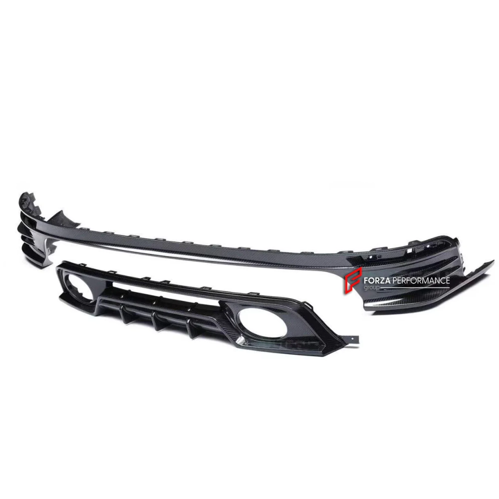 Карбоновая замена верхней части заднего диффузора для PORSCHE 911 992.2 CARRERA 2025+