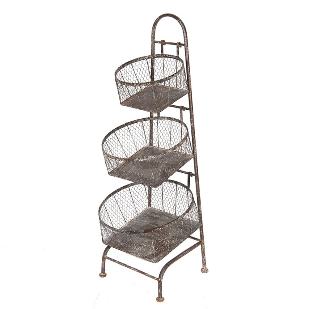 Стеллаж "Корзины" 43x43x116см Металл