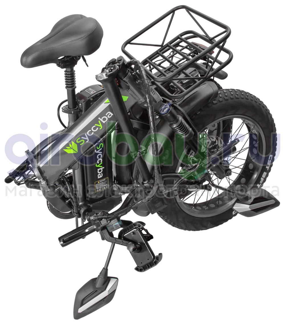 Электровелосипед Syccyba F10 Pro 2025 года (48V/15Ah) - Серый обод фото №15