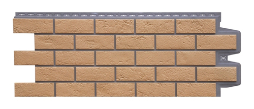 Фасадные панели GRAND LINE (ГРАНД ЛАЙН) Кирпич Состаренный Элит Солома