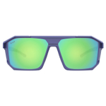 HILX Juggernaut / Matt Solid Blue / Green Polarized Lens