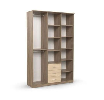 Шкаф комбинированный Дуэт Люкс без зеркала венге/дуб млечный