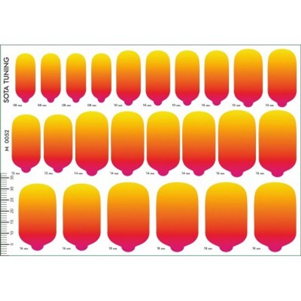 Sota Пленки для дизайна ногтей, маникюра М0052