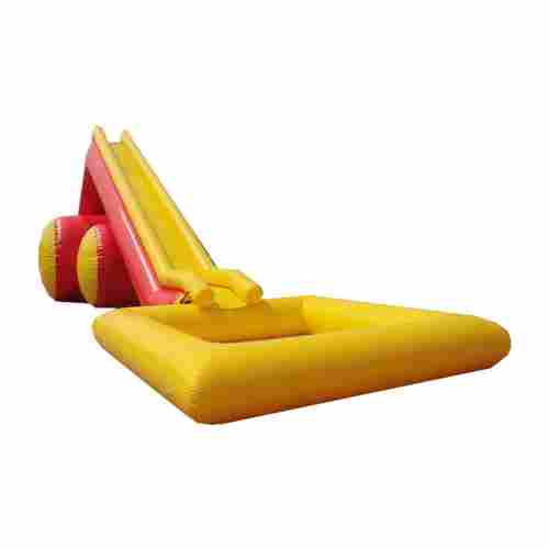 Надувная прямая водная горка с бассейном «Лава», 8*3*4 м