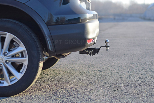 Фаркоп с унив. электрикой Smart, съемный квадрат, для NISSAN Qashqai 2014- (паспорт и сертификат) ПТ ГРУПП.NQH-14-991122.00