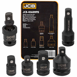 Адаптеры ударные, кардан ударный, удлинитель ударный, набор 6пр. JCB JCB-4068MPB