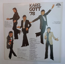 Винтажная виниловая пластинка Karel Gott Karel Gott '78 (Czechoslovakia 1978)