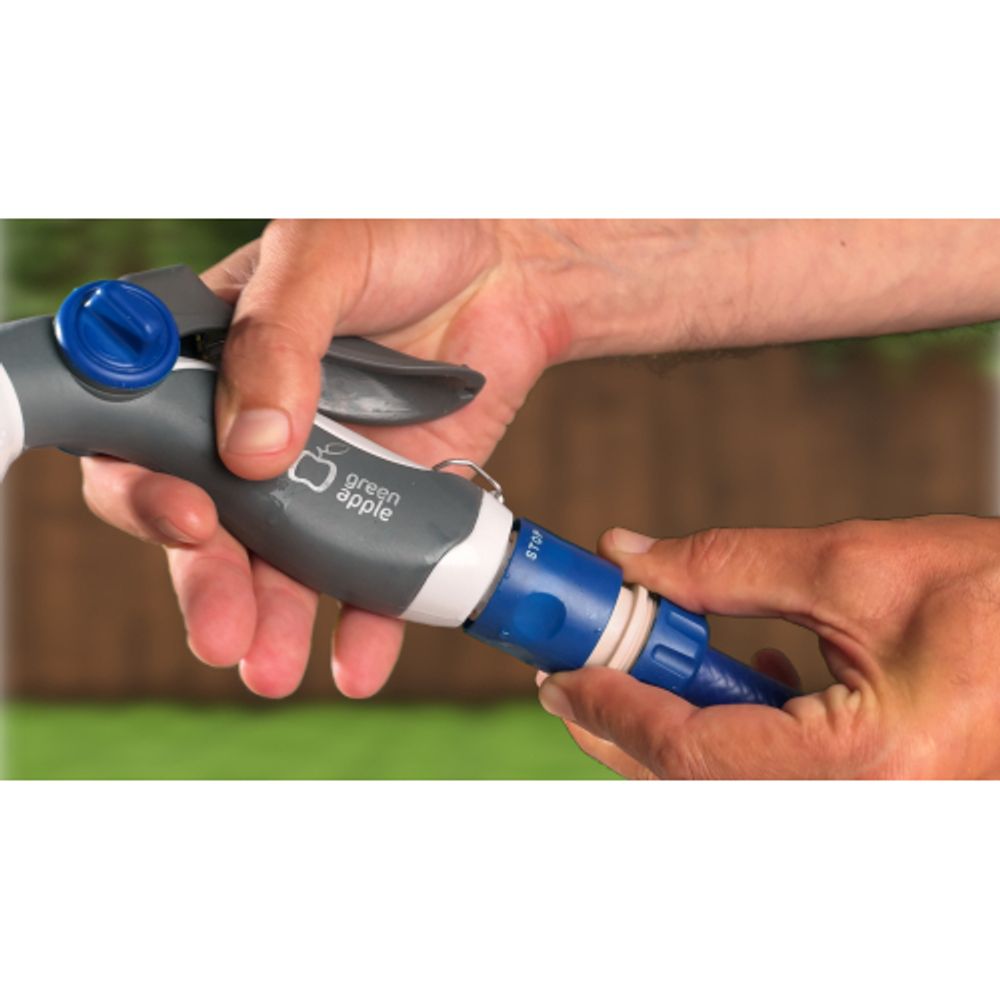 GWHM12-038 GREEN APPLE Пистолет-распылитель, пластик, 6 режимов