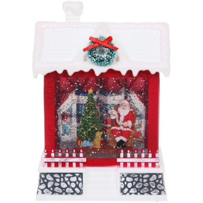 Сувенир с подсветкой «Домик» 13.5*8*19.5 см (питание от USB и батареек)