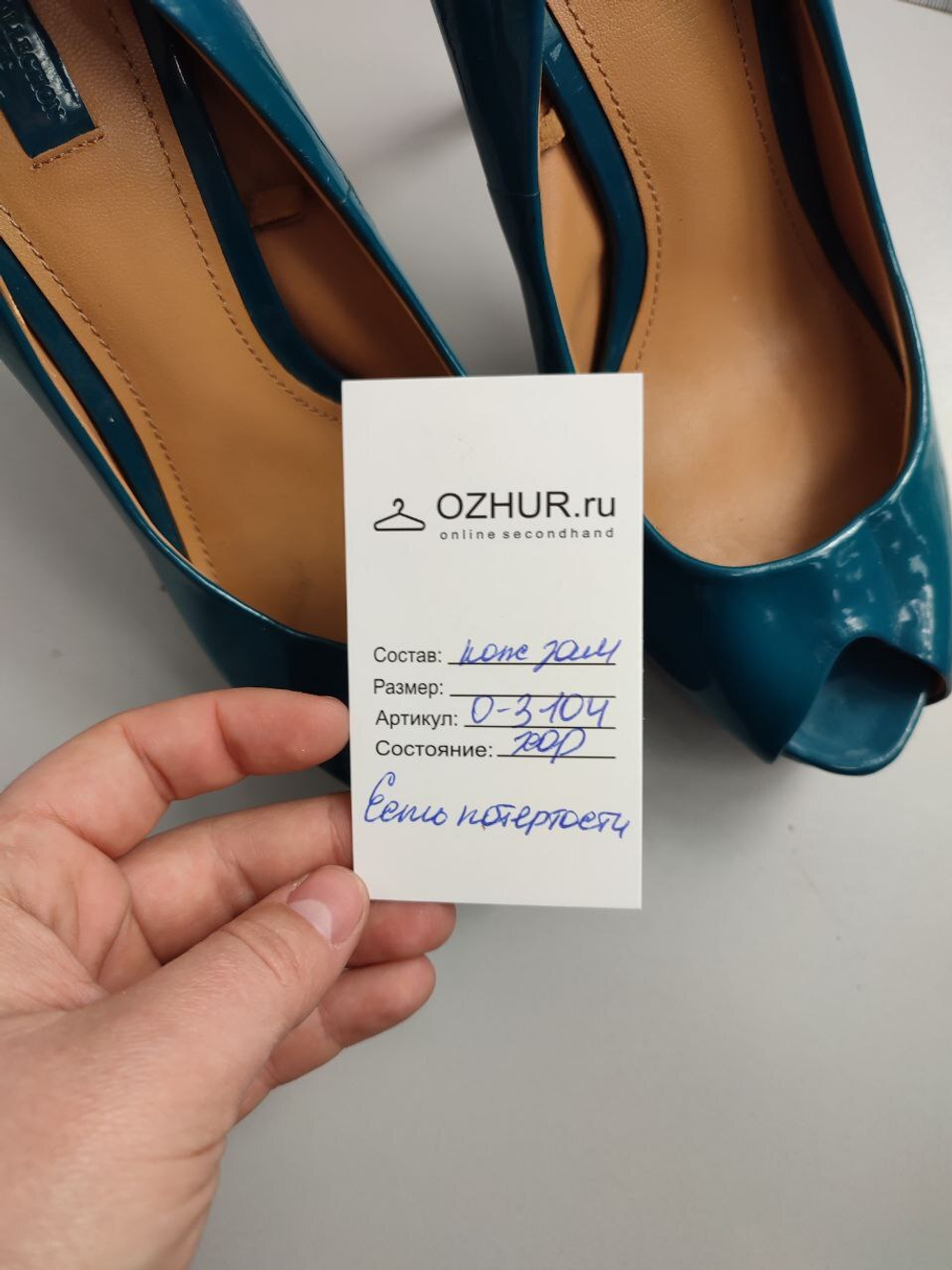 Туфли Zara лакированные 37 размер