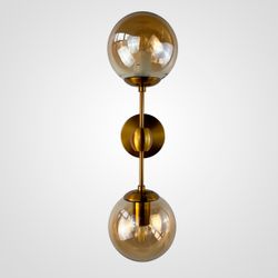 Бра Modo Sconce 2 Globes Gold By Imperiumloft